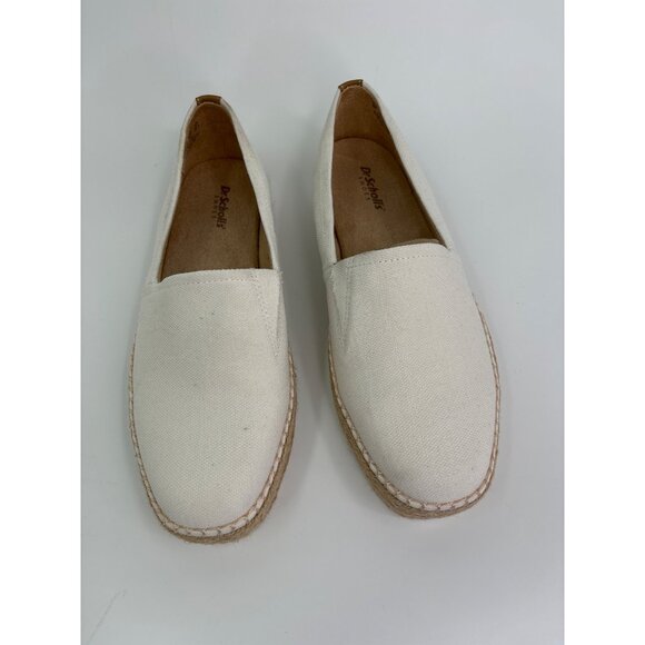Dr. Scholl's Women Slip On Canvas Espadrille Shoe White 9M - Picture 2 of 8